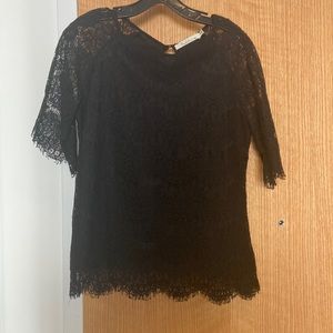 Pretty lace overlay top